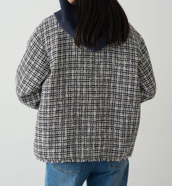  「ファンシーツイードジャケット」|ベスト・ジレ|