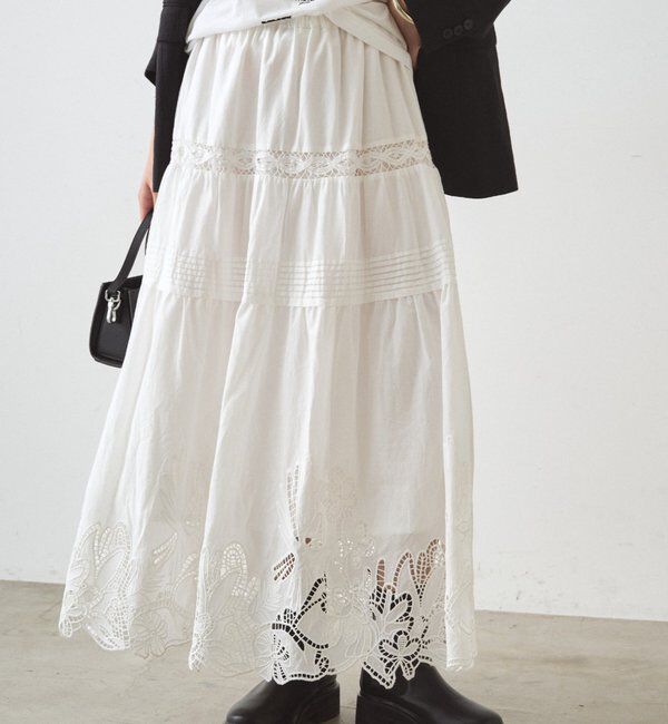  「レースティアードスカート」|スカート|