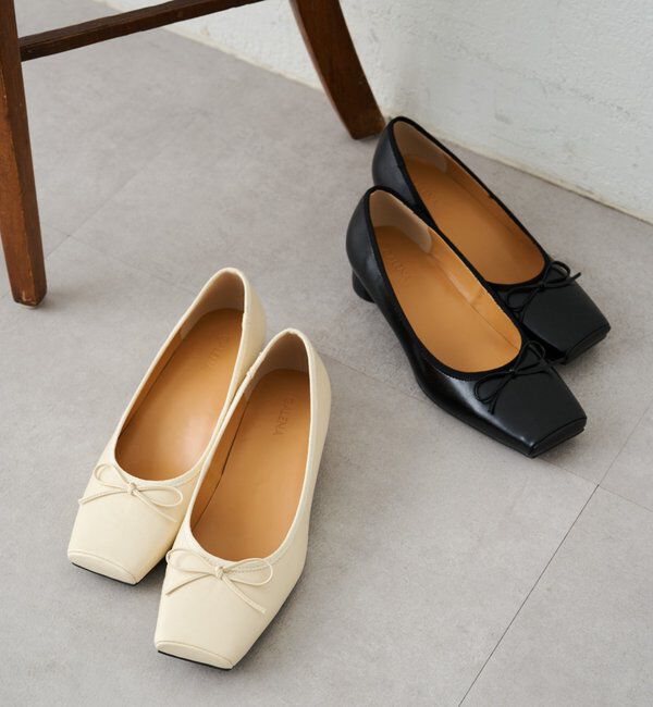  「【GALENA/ガレナ】スクエアトゥバレエパンプス」|その他|