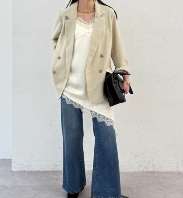  「麻調合繊ジャケット」|ベスト・ジレ|