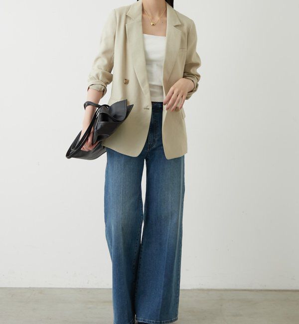  「麻調合繊ジャケット」|ベスト・ジレ|