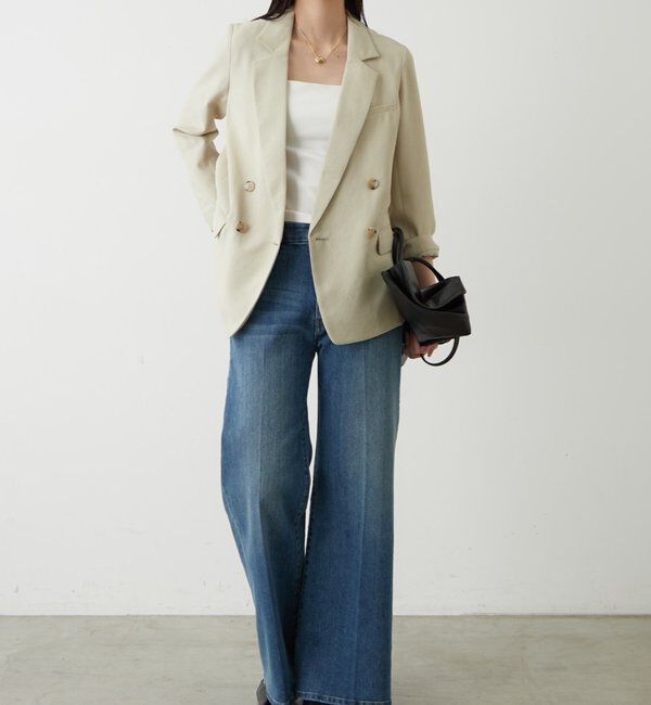  「麻調合繊ジャケット」|ベスト・ジレ|