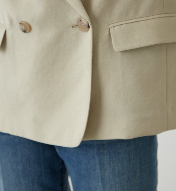  「麻調合繊ジャケット」|ベスト・ジレ|