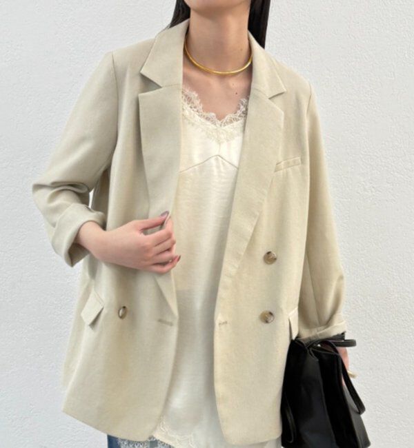  「麻調合繊ジャケット」|ベスト・ジレ|