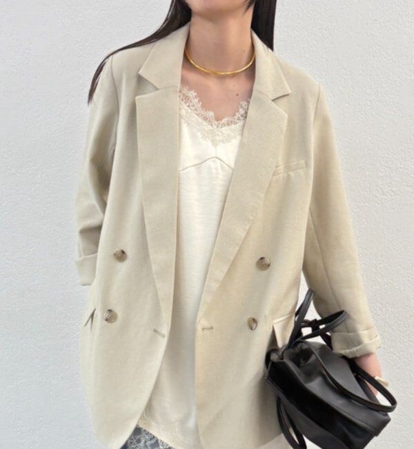  「麻調合繊ジャケット」|ベスト・ジレ|