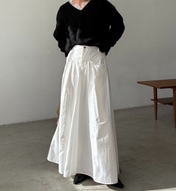  「レーストリミングニット」|ニット・セーター|