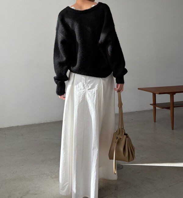  「レーストリミングニット」|ニット・セーター|