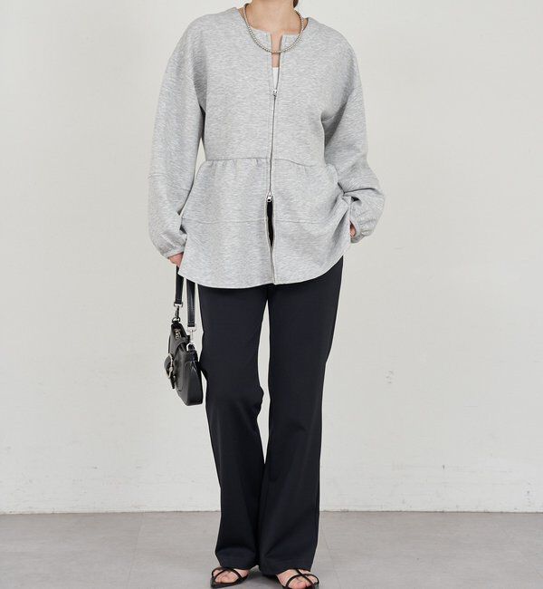  「ポンチペプラムトップス」|Tシャツ・カットソー|