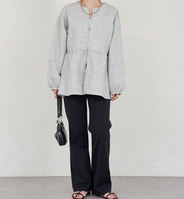  「ポンチペプラムトップス」|Tシャツ・カットソー|