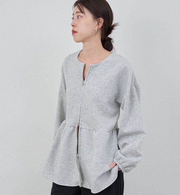  「ポンチペプラムトップス」|Tシャツ・カットソー|