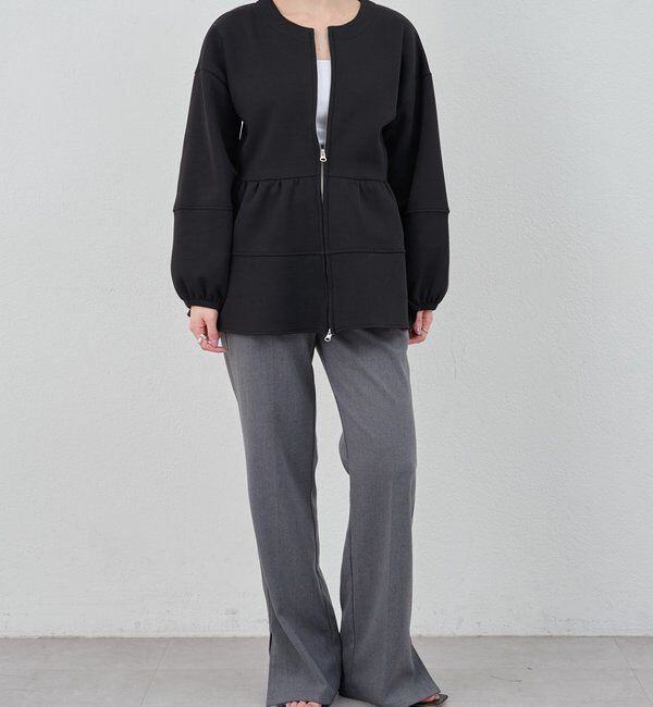  「ポンチペプラムトップス」|Tシャツ・カットソー|