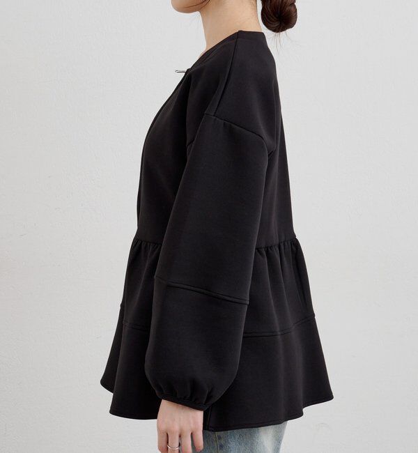  「ポンチペプラムトップス」|Tシャツ・カットソー|