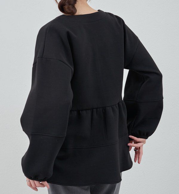  「ポンチペプラムトップス」|Tシャツ・カットソー|