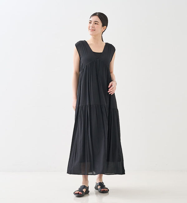 collex「【WEB限定】シアーメランジワンピース」|ワンピース|