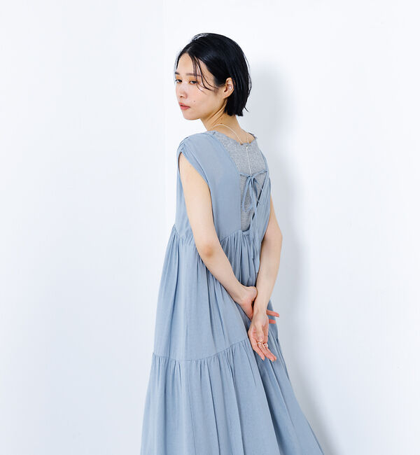 collex「【WEB限定】シアーメランジワンピース」|ワンピース|