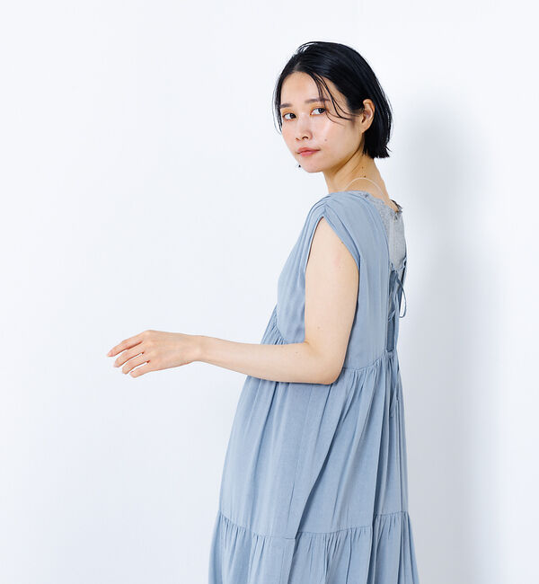 collex「【WEB限定】シアーメランジワンピース」|ワンピース|