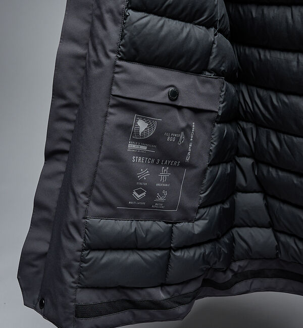 ABAHOUSE「【CAPE HORN】NOLASCO フーデット ダウンジャケット / ダウンコ」|ダウン|