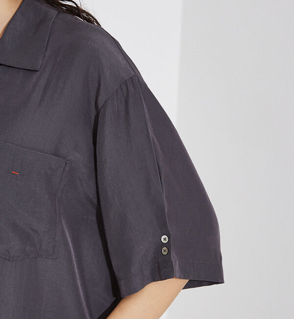 NOMINE「【セットアップ着用可】ヴィンテージサテン 開襟 シャツ」|シャツ・ブラウス|