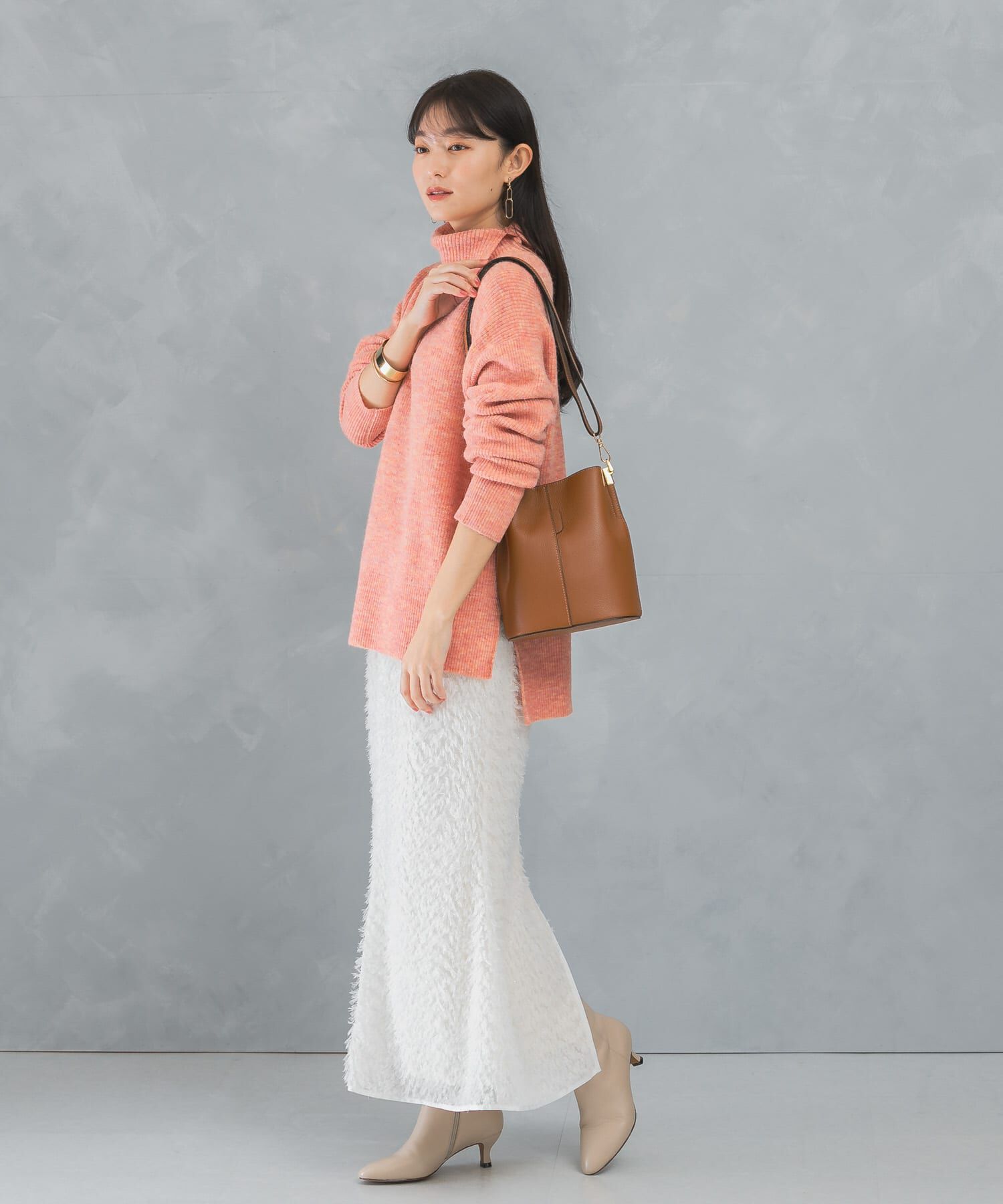 URBAN RESEARCH ROSSO「スリットタートルネックニット」|ニット・セーター|