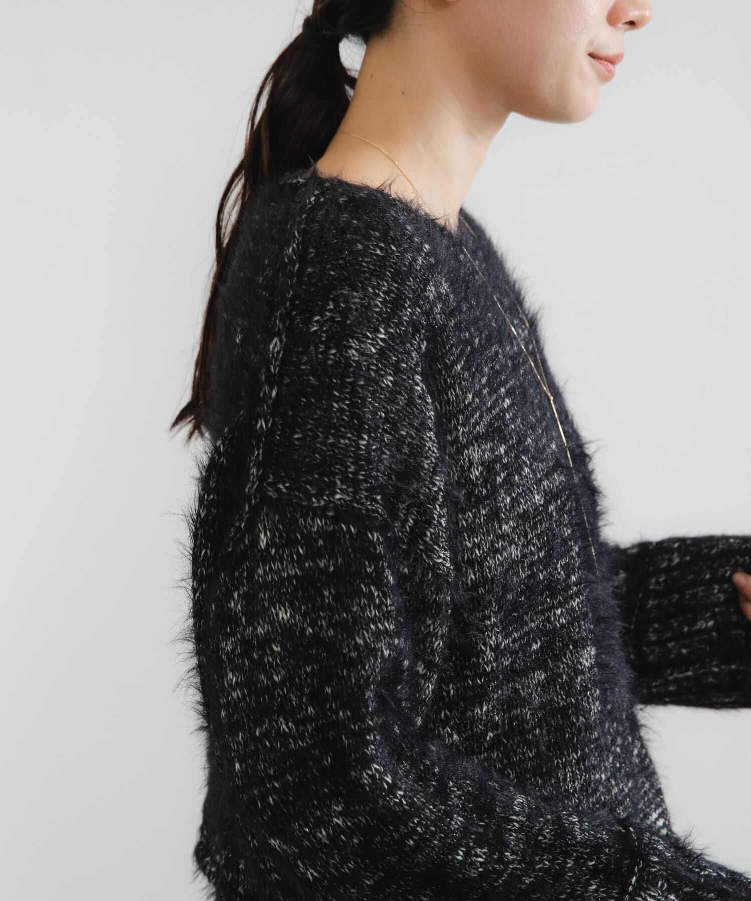 URBAN RESEARCH「ラメミックスシャギーニット」|ニット・セーター|