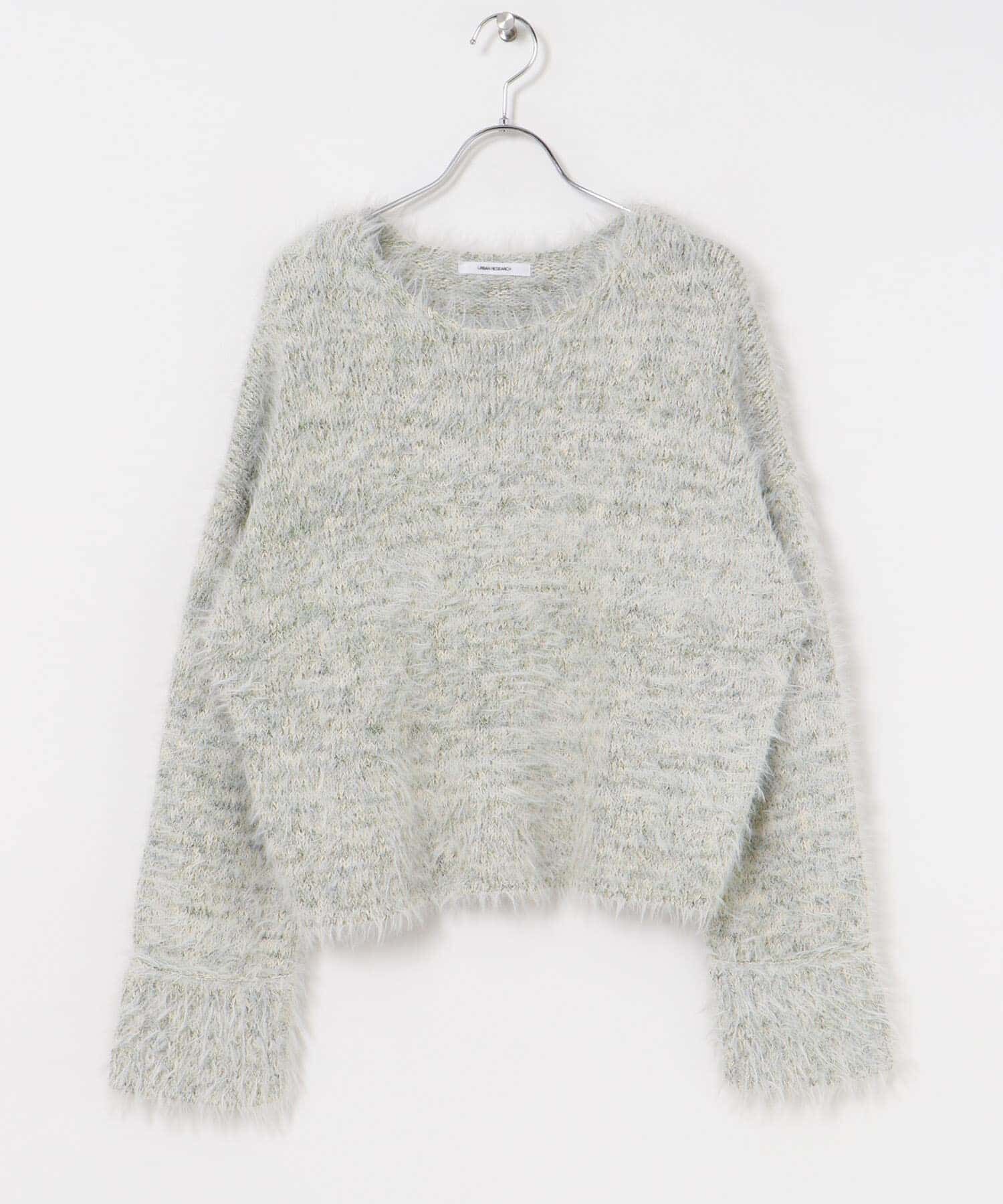 URBAN RESEARCH「ラメミックスシャギーニット」|ニット・セーター|