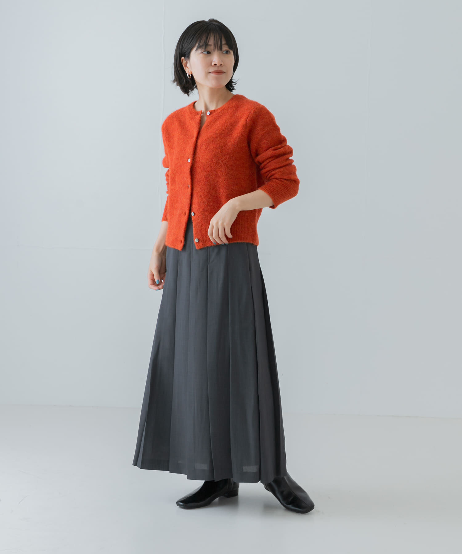 URBAN RESEARCH「梳毛ライクプリーツスカート」|スカート|