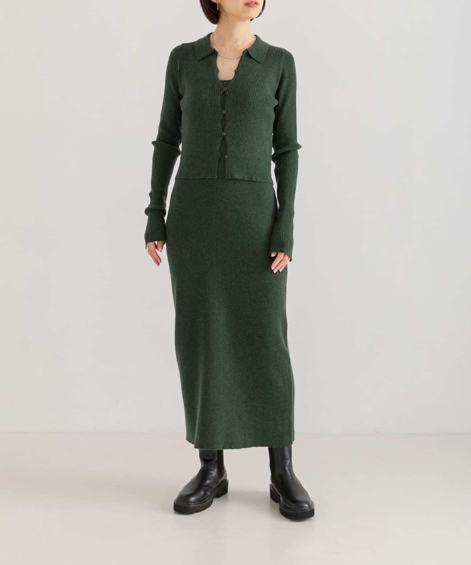 URBAN RESEARCH「2WAYニットキャミワンピース」|ワンピース|