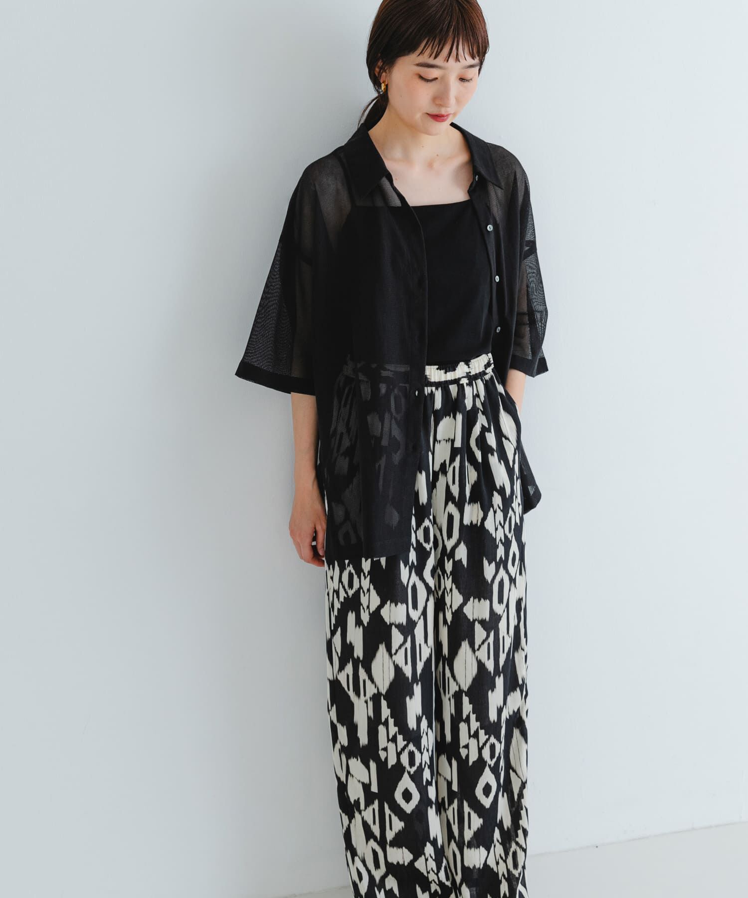 URBAN RESEARCH「コットンカラミシアーオーバーシャツ」|シャツ・ブラウス|