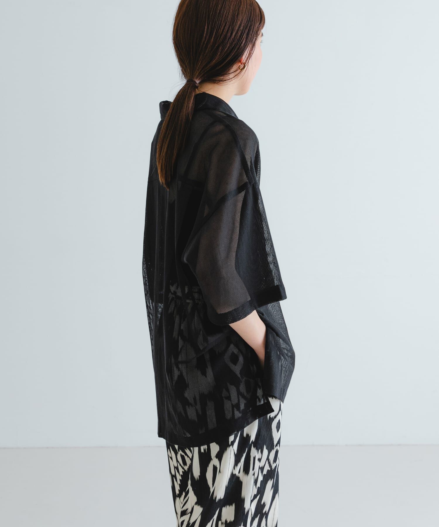 URBAN RESEARCH「コットンカラミシアーオーバーシャツ」|シャツ・ブラウス|