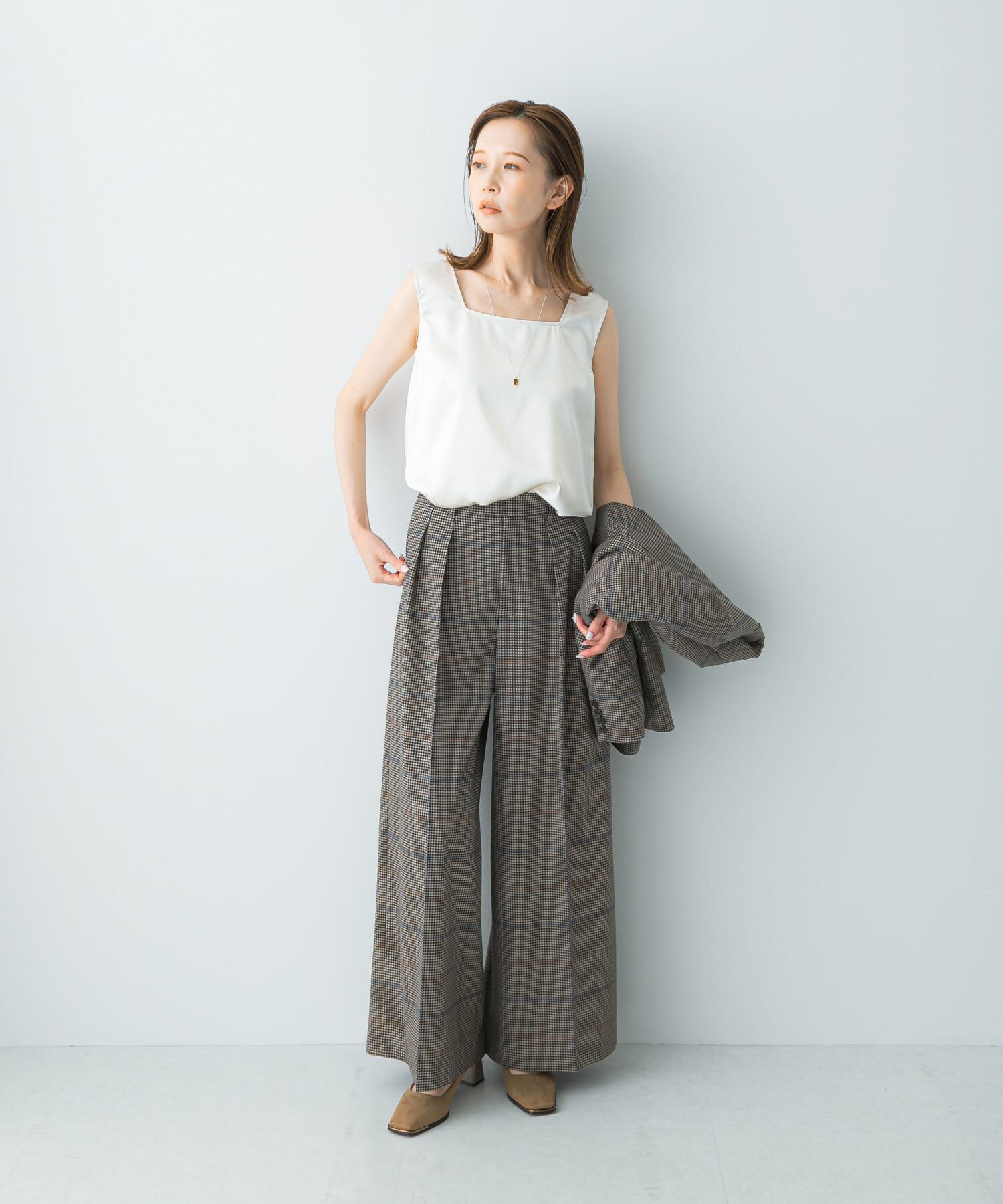 URBAN RESEARCH ROSSO「2WAYネックサテンタンク」|その他|