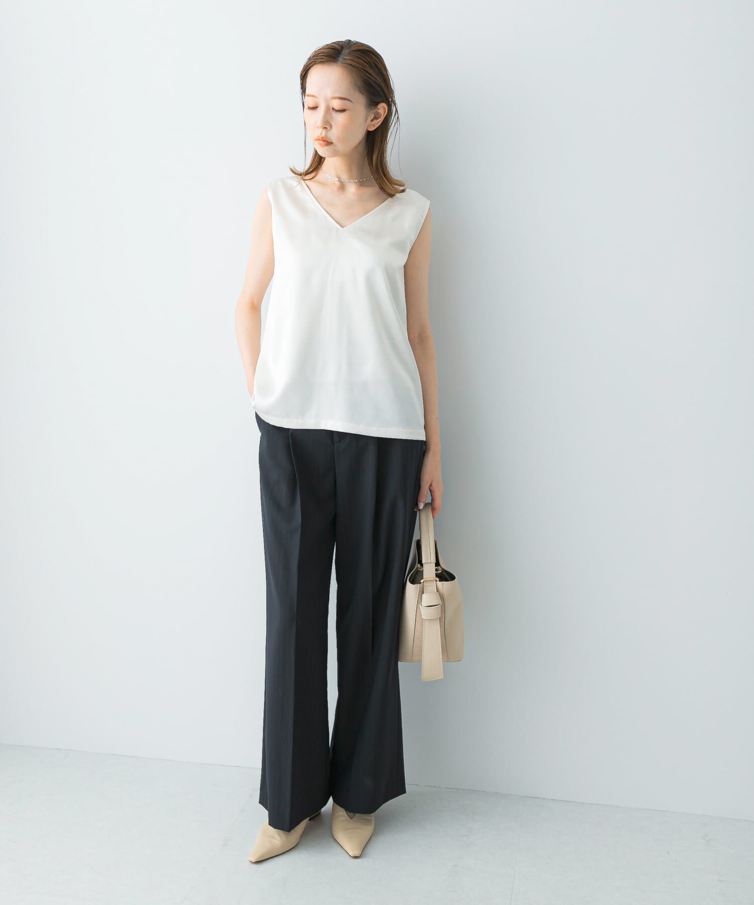 URBAN RESEARCH ROSSO「2WAYネックサテンタンク」|その他|