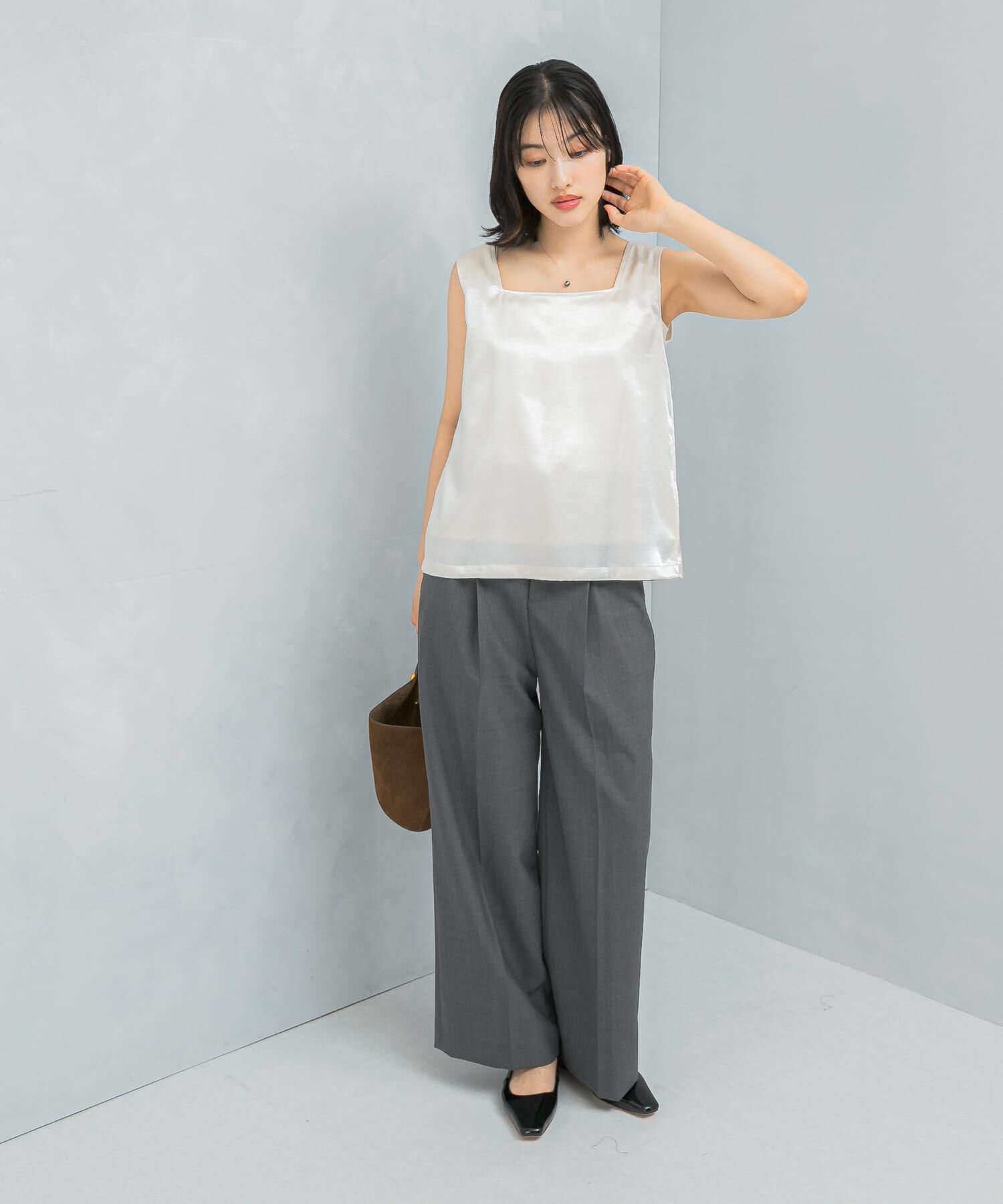 URBAN RESEARCH ROSSO「2WAYネックサテンタンク」|その他|