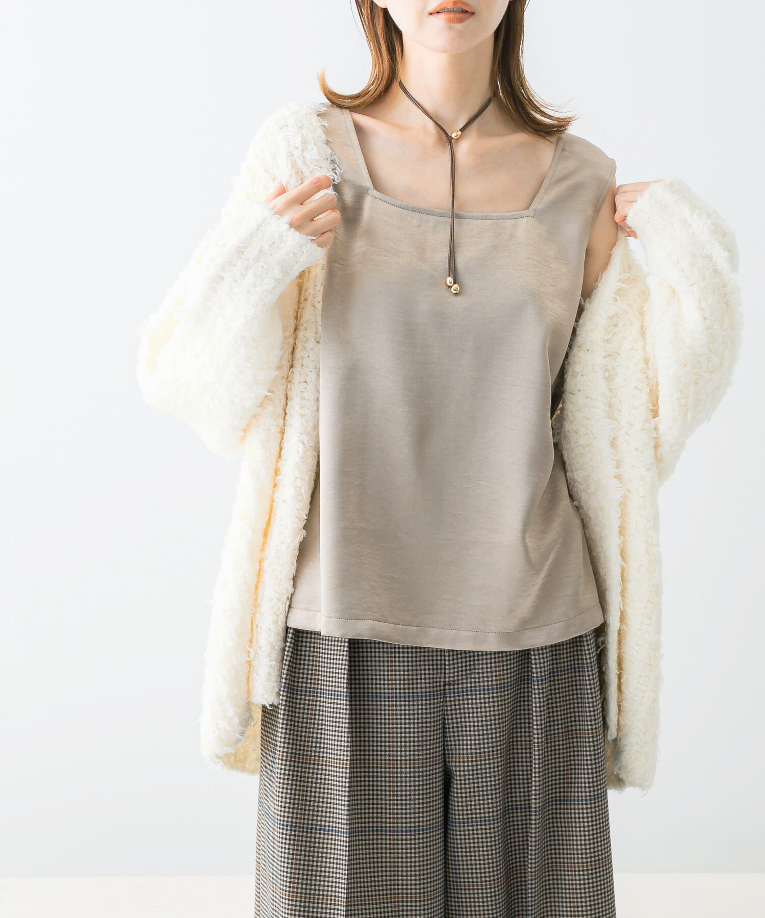 URBAN RESEARCH ROSSO「2WAYネックサテンタンク」|その他|