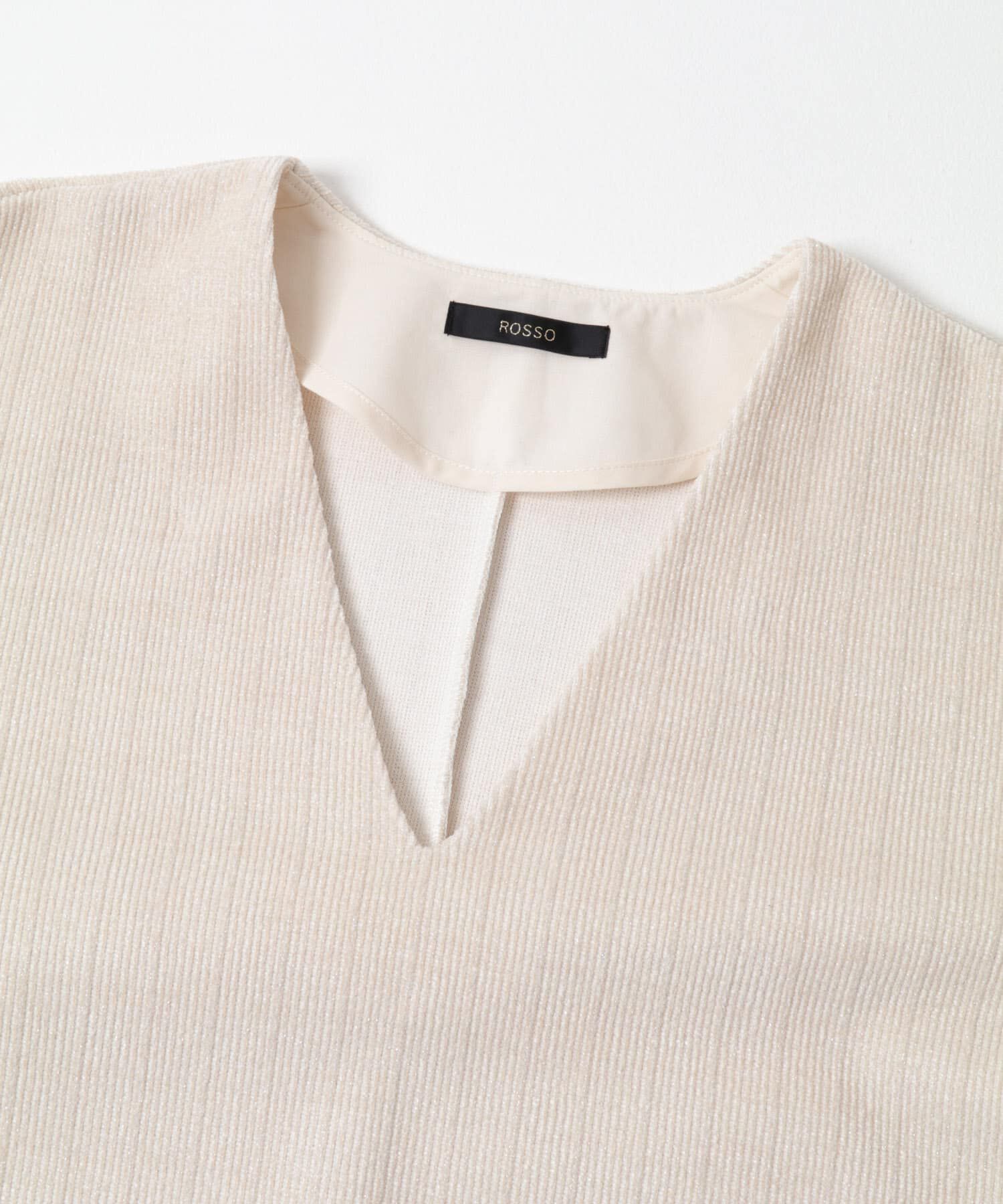 URBAN RESEARCH ROSSO「Vネックモールラメプルオーバー」|Tシャツ・カットソー|