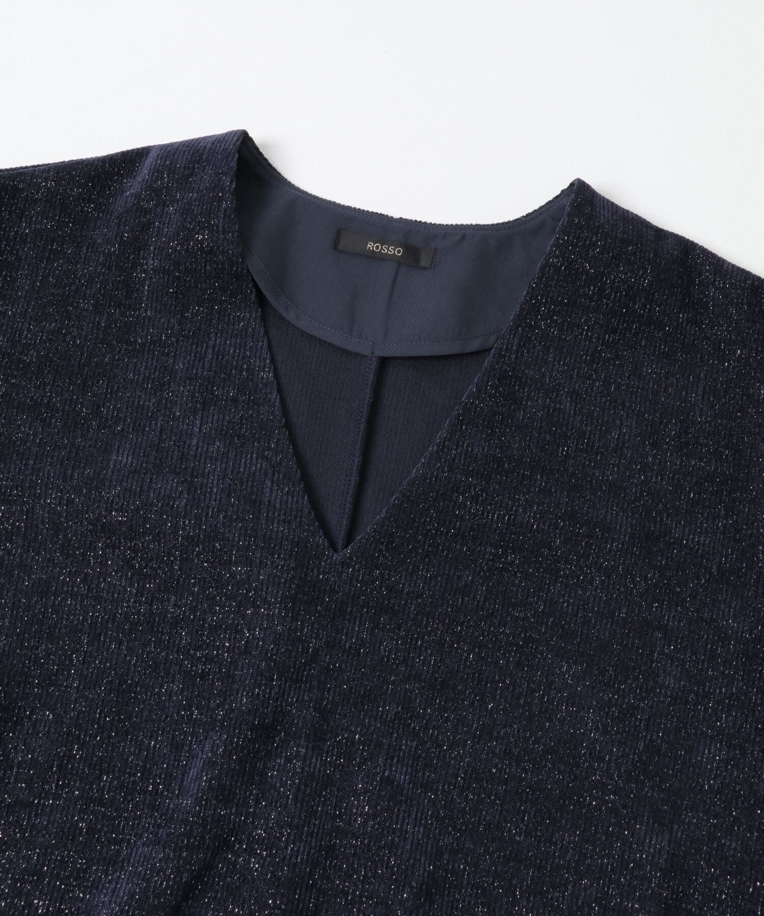 URBAN RESEARCH ROSSO「Vネックモールラメプルオーバー」|Tシャツ・カットソー|