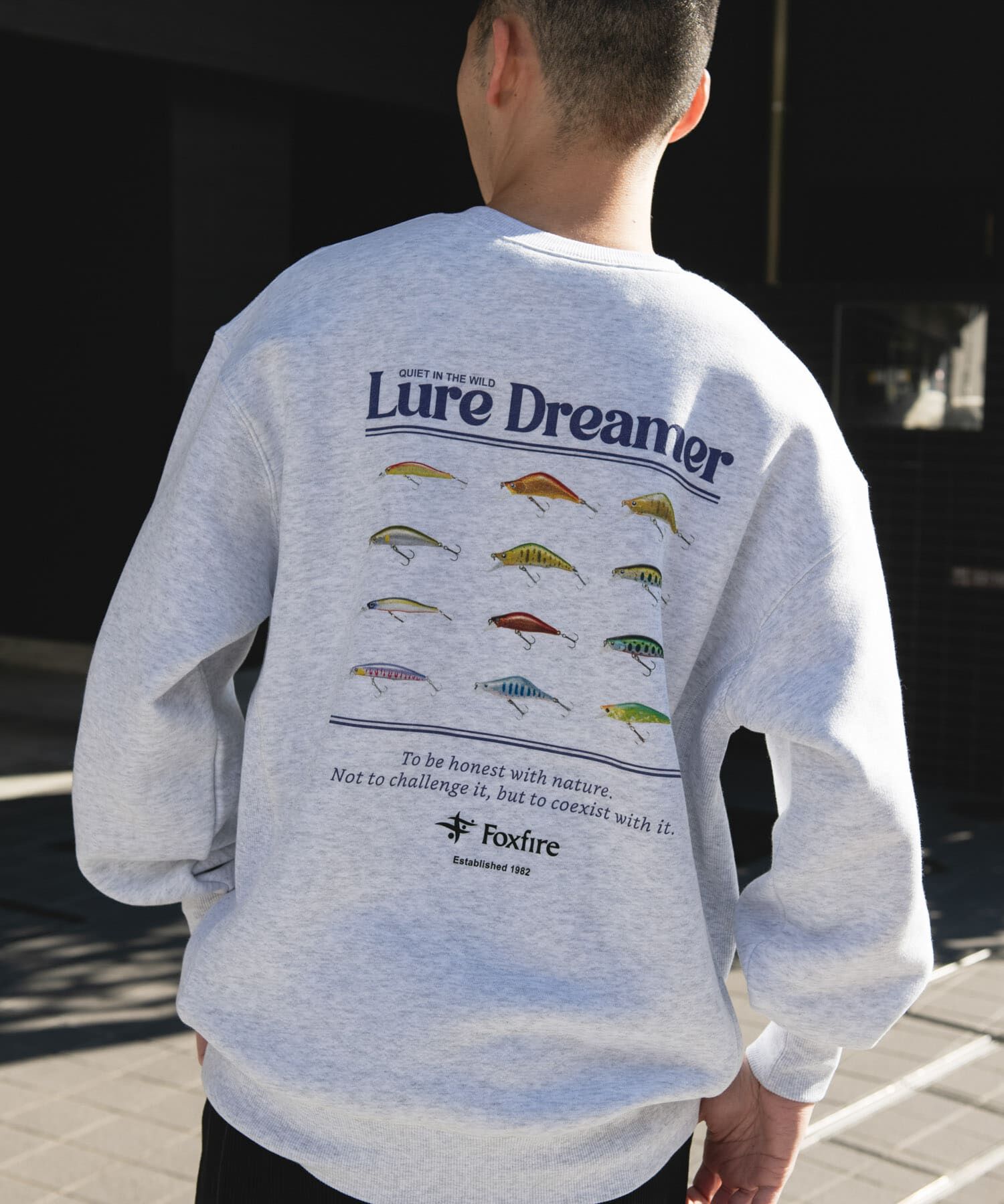 URBAN RESEARCH DOORS「FOXFIRE プリントスウェット」|スウェット・ジャージ|グレー