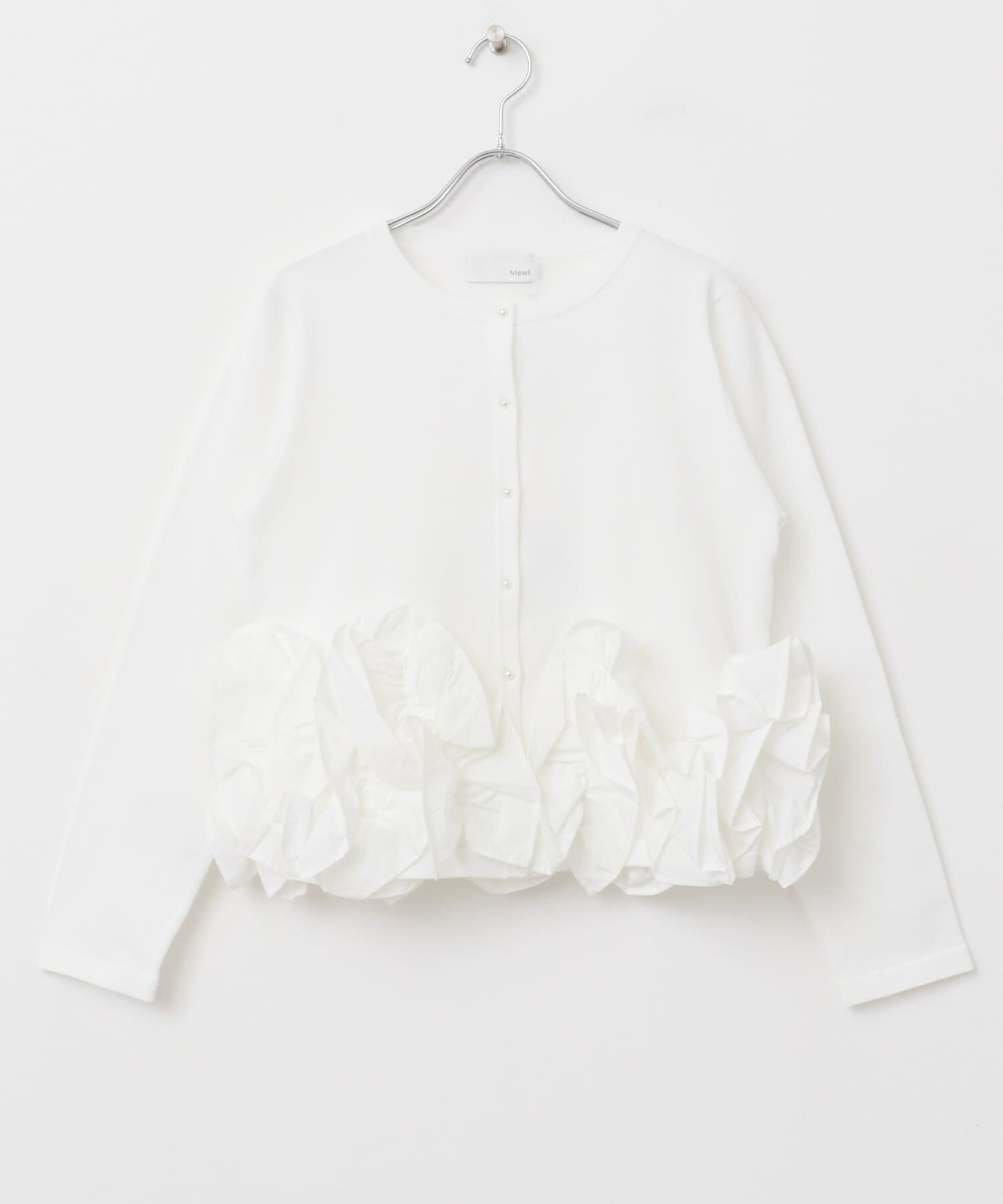 URBAN RESEARCH ROSSO「Mewl　ペタルフリルカーディガン」|カーディガン|