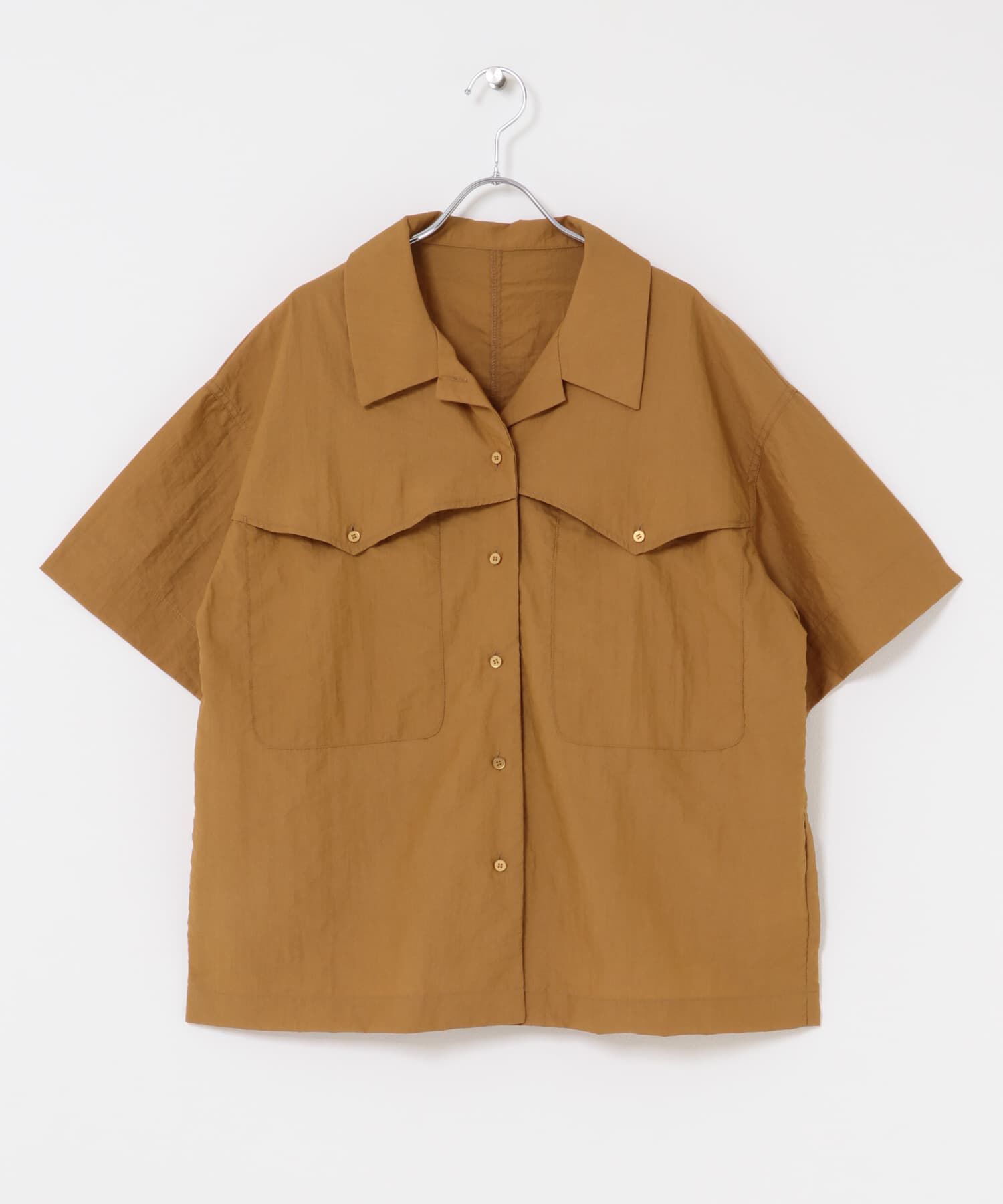  「ポケットデザインルーズシャツ」|シャツ・ブラウス|