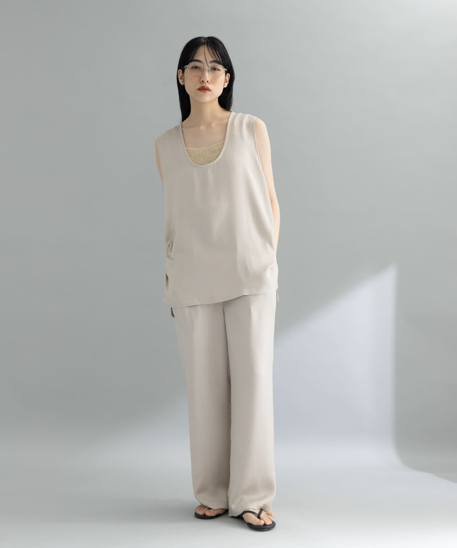  「『WEB限定』サテンセットアップ」|その他|