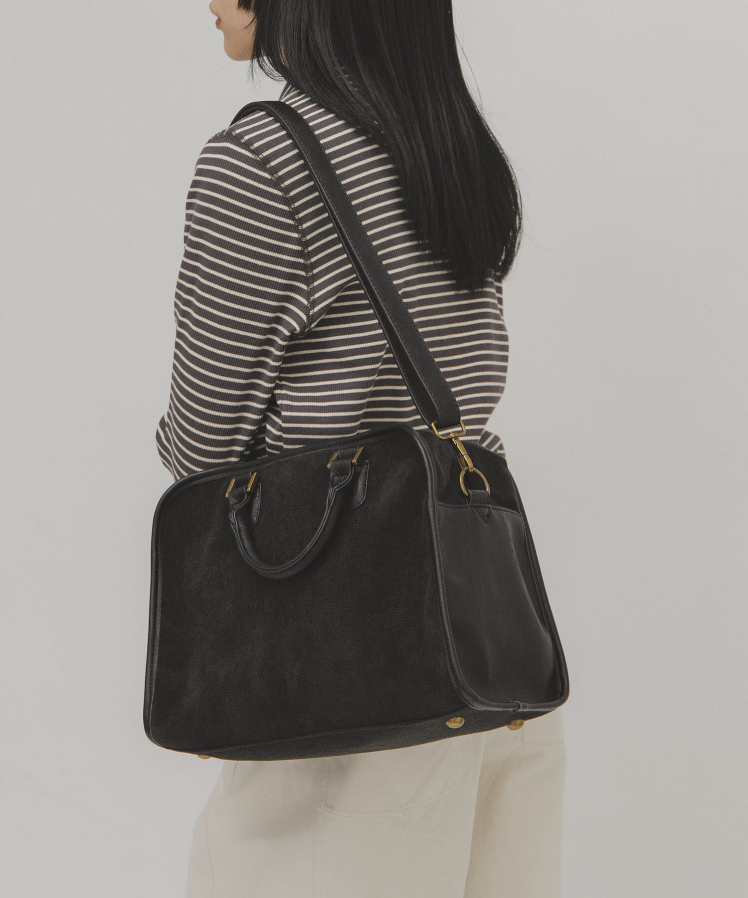  「パイルボストンBAG」|ボストンバッグ|