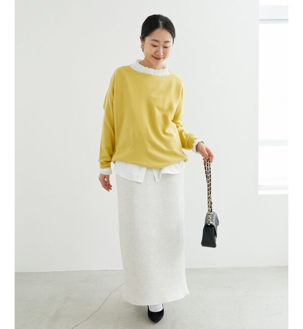  「ジャガードダンボールタイトスカート」|タイト|