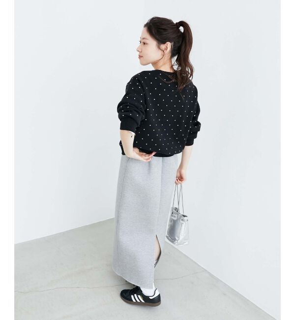  「ジャガードダンボールタイトスカート」|タイト|