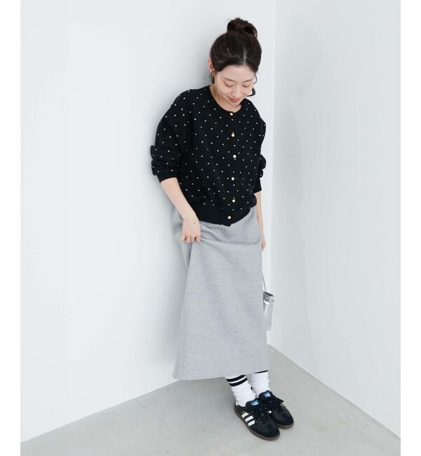  「ジャガードダンボールタイトスカート」|タイト|