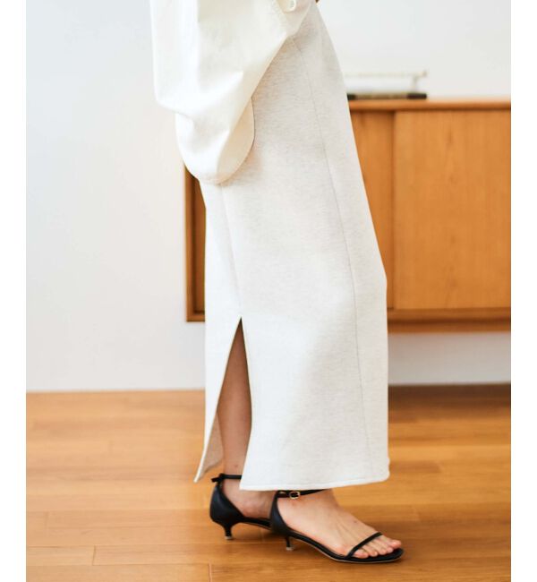  「ジャガードダンボールタイトスカート」|タイト|