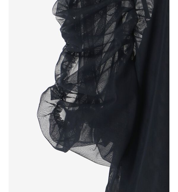 MAJESTICLEGON「ギャザーボリュームチュールトップス」|Tシャツ・カットソー|