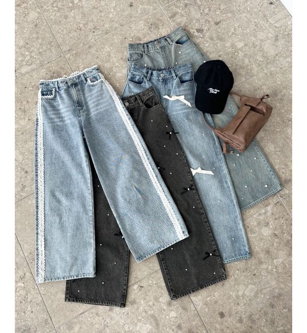 MAJESTICLEGON「ロマンティックアソートデニム」|デニム|