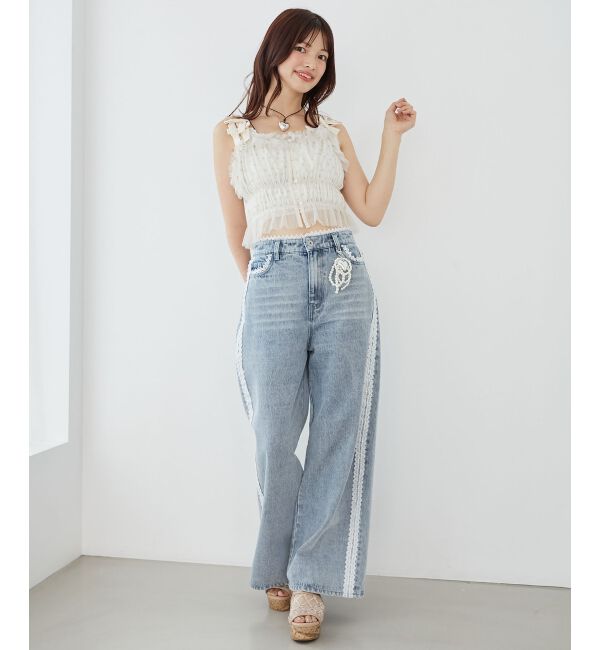 MAJESTICLEGON「ロマンティックアソートデニム」|デニム|