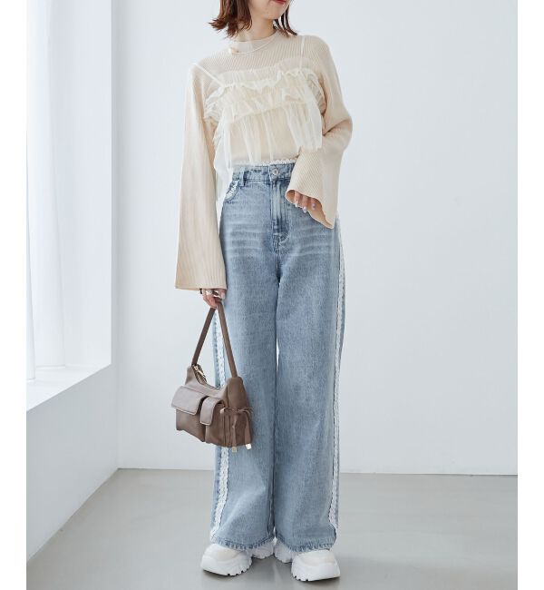 MAJESTICLEGON「ロマンティックアソートデニム」|デニム|