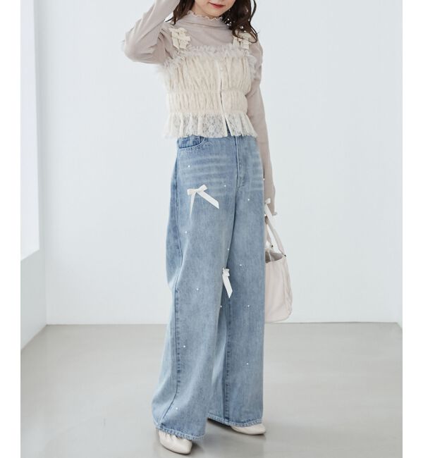 MAJESTICLEGON「ロマンティックアソートデニム」|デニム|