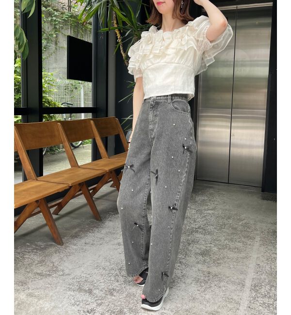 MAJESTICLEGON「ロマンティックアソートデニム」|デニム|